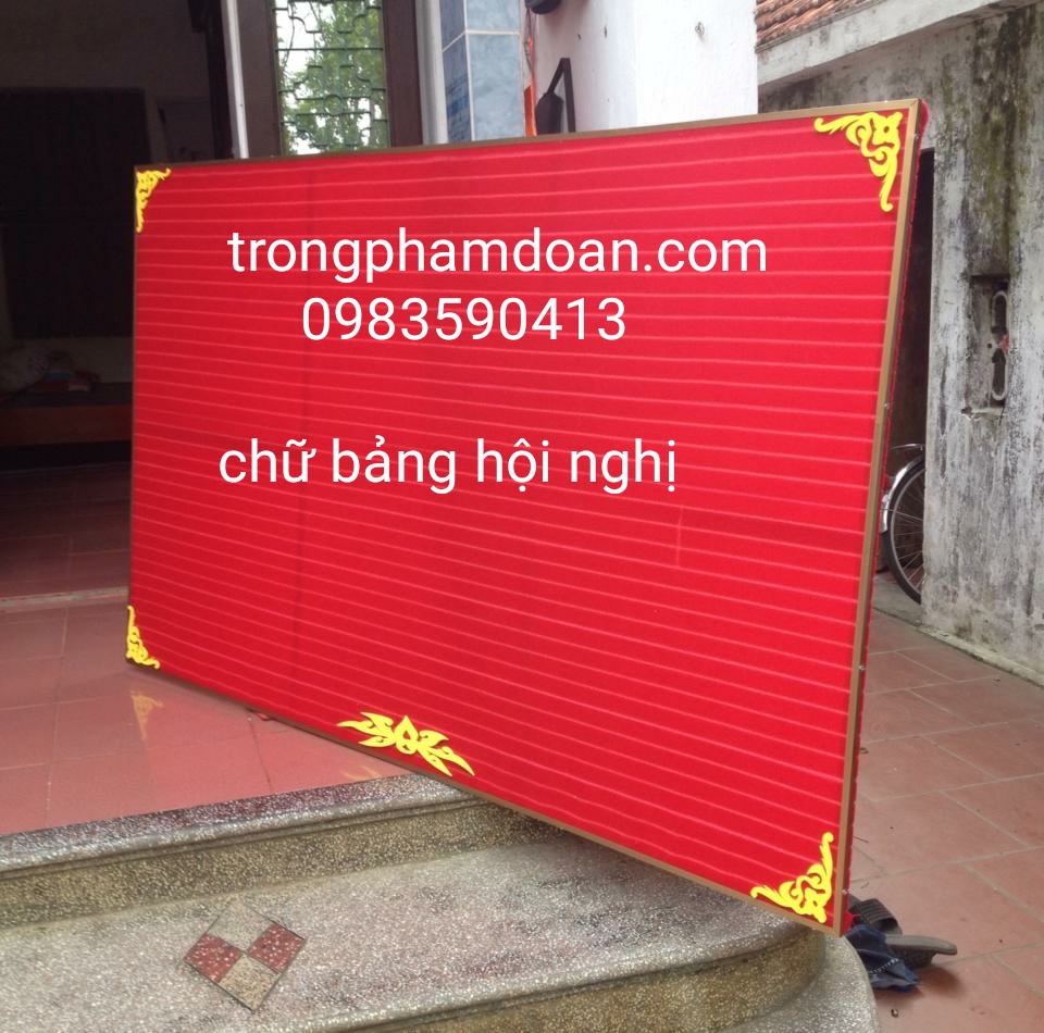 Chữ bảng hội nghị 03