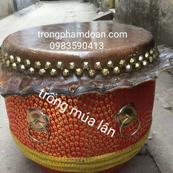 Trống múa lân tay cầm